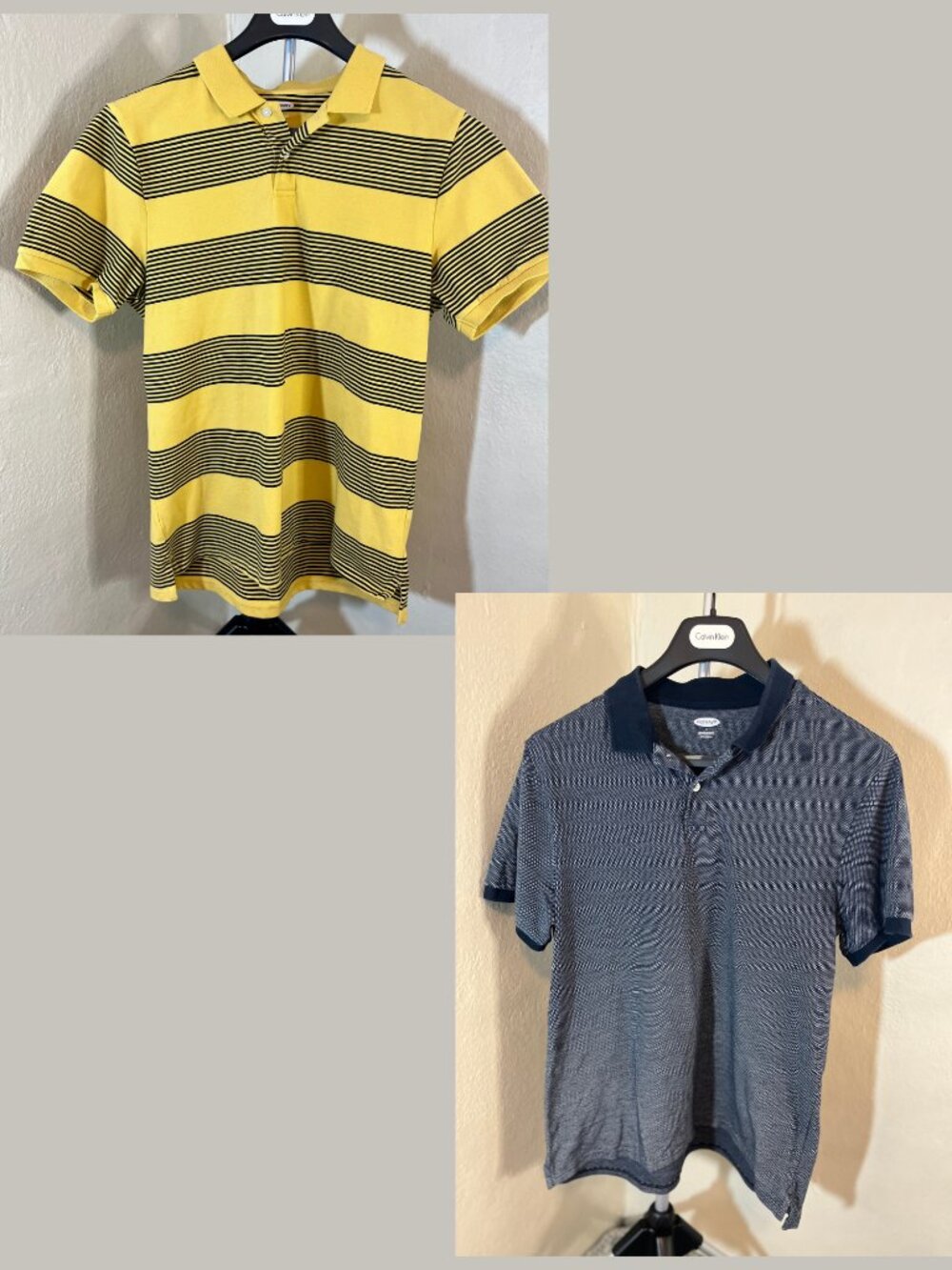 *BUNDLE*2 POLOS* Old Navy Men's Knit Polo bundle; L
